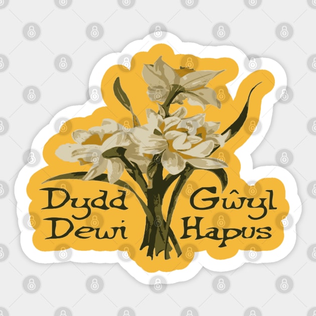 Dydd Gwyl Dewi Hapus Sticker by taiche